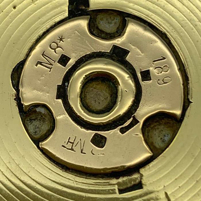 Early 'Trench Art/POW Brass Shell & Bullet Head Ashtray
