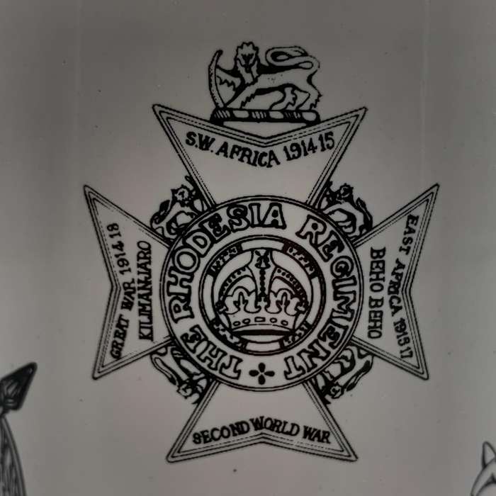 Rhodesian 'Military Badges' Beer Tankard