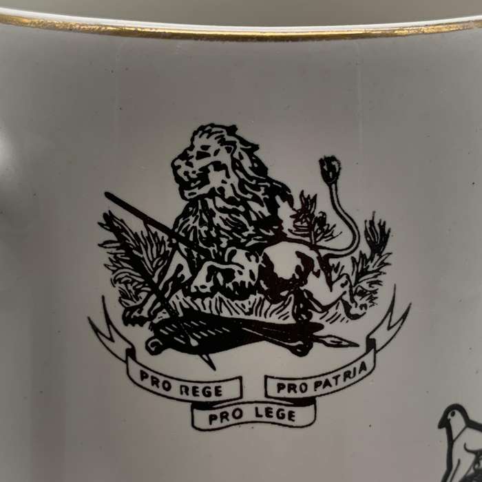 Rhodesian 'Military Badges' Beer Tankard