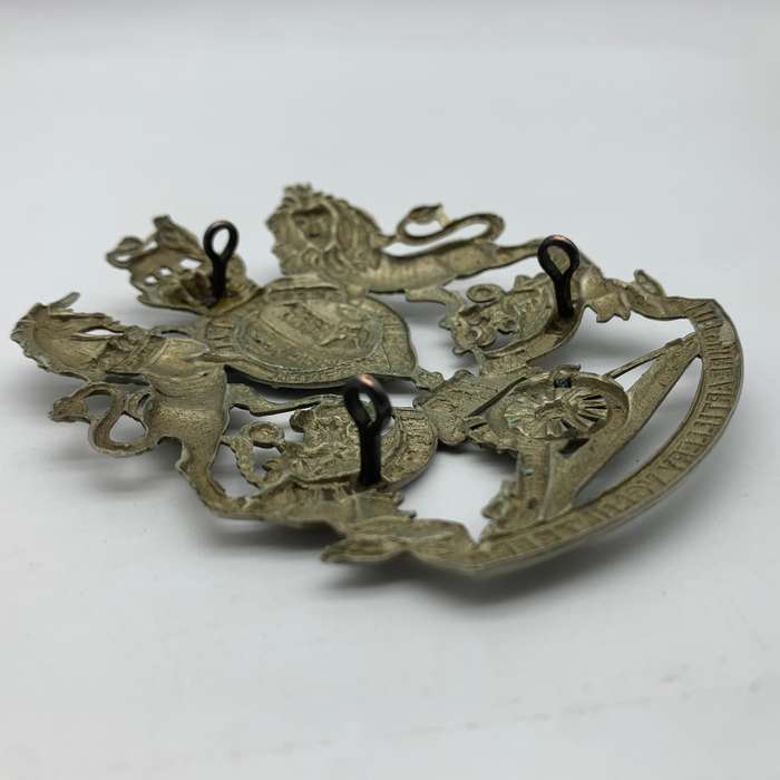 Scottish  Victorian '1ST Fifeshire Artillery Volunteers' Helmet Plate