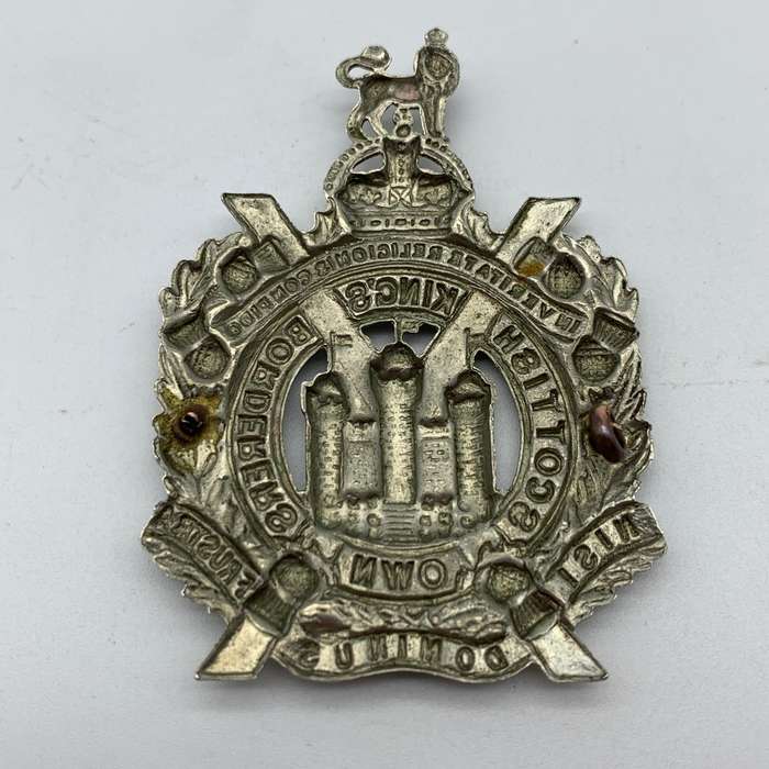 WW2  'Kings Own Scottish Borderers' Regiment Cap Badge