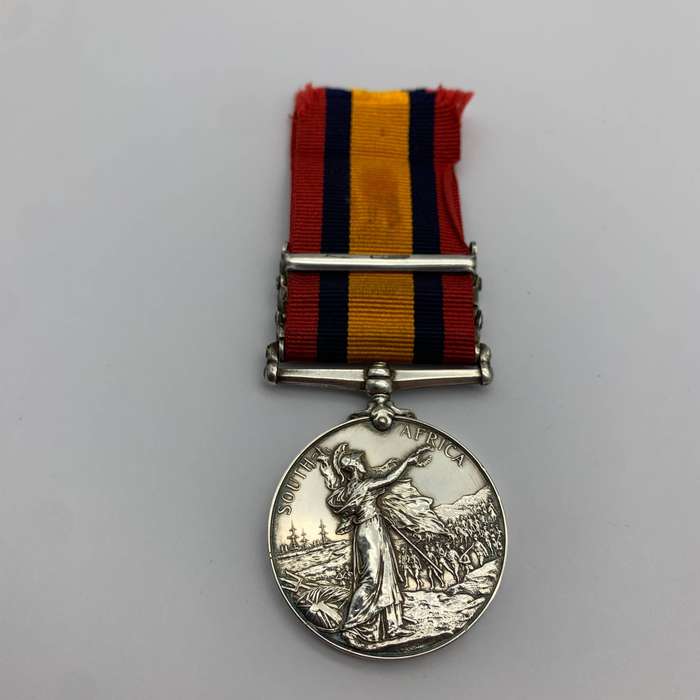Boer War Casualty - Q.S.A. Medal to 'GNR. H. WINTON' (10th E.D. R.G.A.)