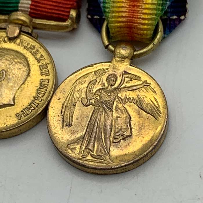 WW1 - Miniature 'Mercantile Marine' War Medal Group