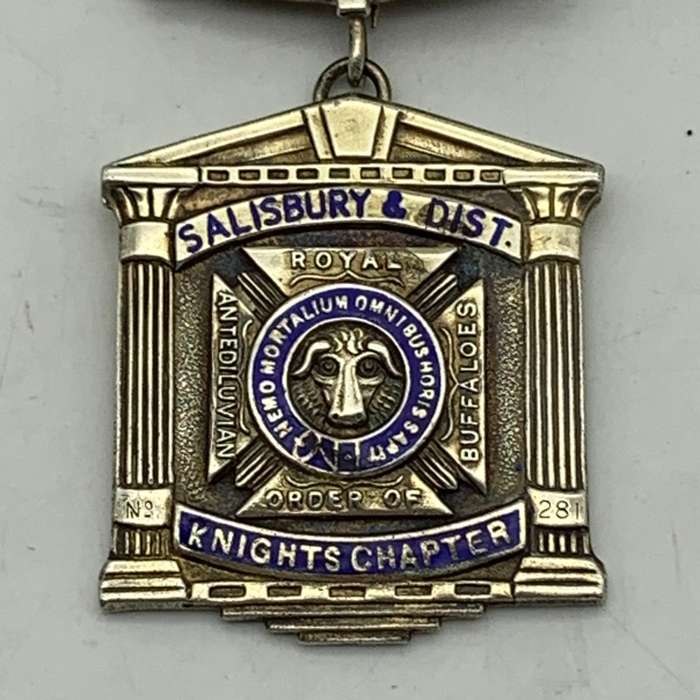 Rhodesia - Silver & Enamel 1967 'R.A.O.B.' Medal (R.H. Mills)