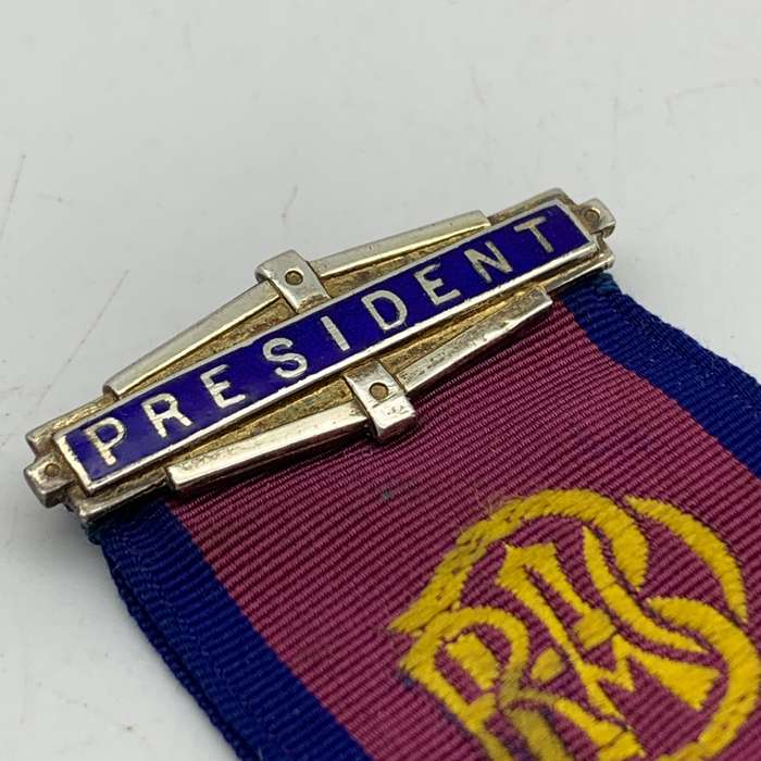 Rhodesia - Silver & Enamel 1967 'R.A.O.B.' Medal (R.H. Mills)
