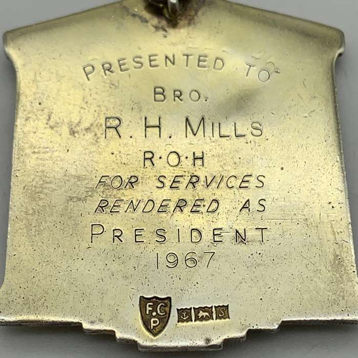 Rhodesia - Silver & Enamel 1967 'R.A.O.B.' Medal (R.H. Mills)
