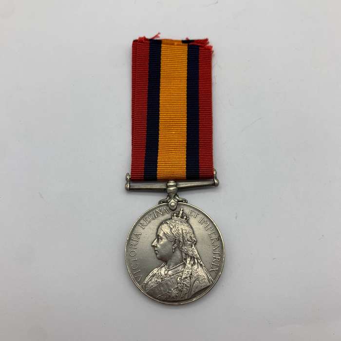 Boer War  Q.S.A. Medal to 'TPR. R.P. BEZUIDENHOUT' (STEYTLERVILLE D.M.T.)
