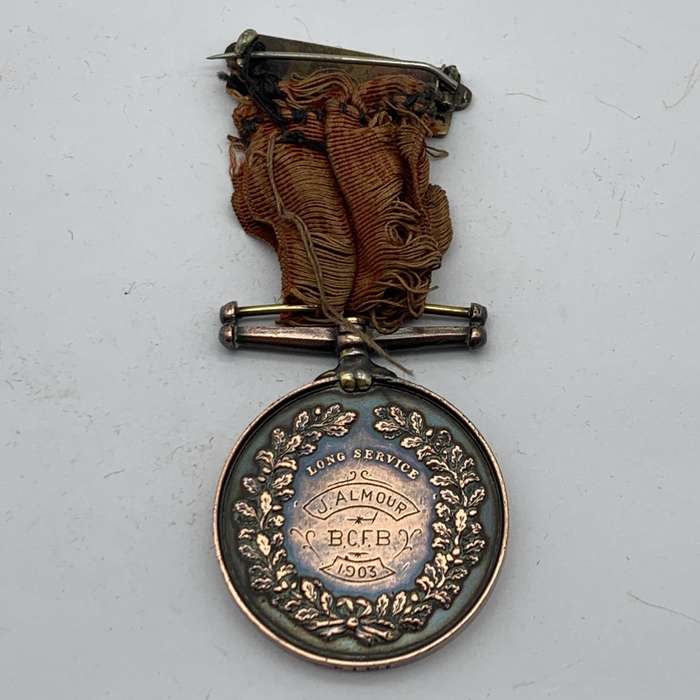 1903 National Fire Brigade 'B.C.F.B.' Medal (J. ALMOUR)