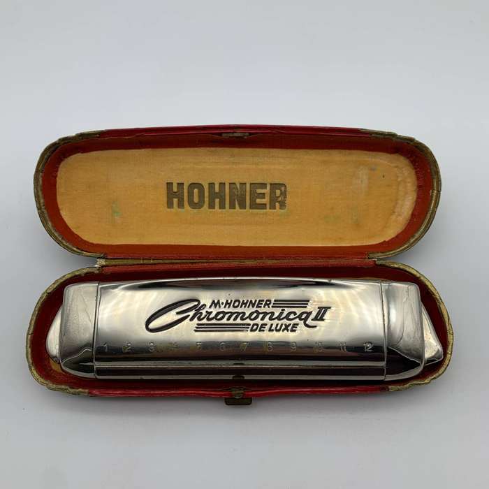 Vintage Hohner 'Chromonica II Deluxe' Harmonica (Boxed)