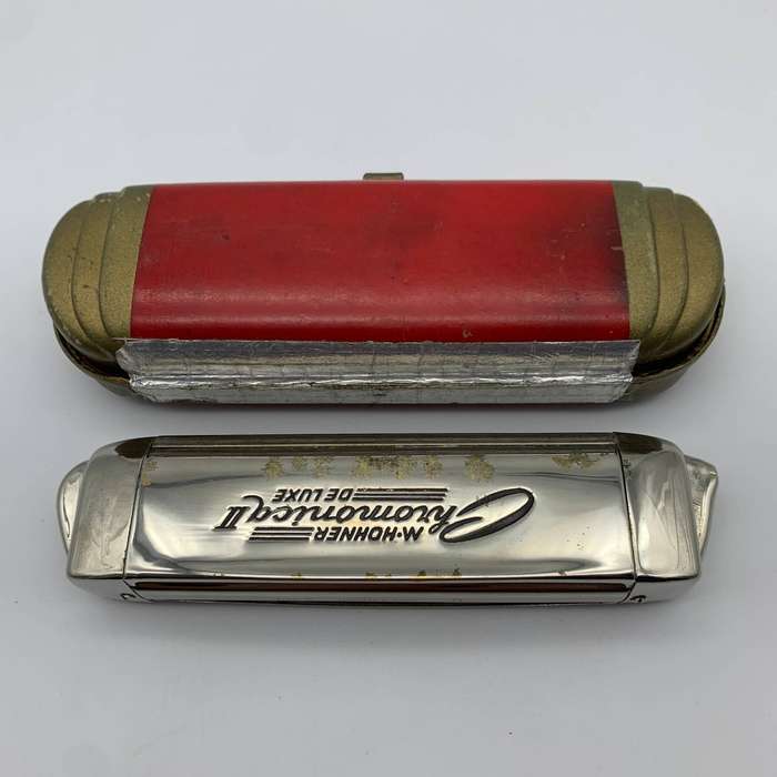 Vintage Hohner 'Chromonica II Deluxe' Harmonica (Boxed)