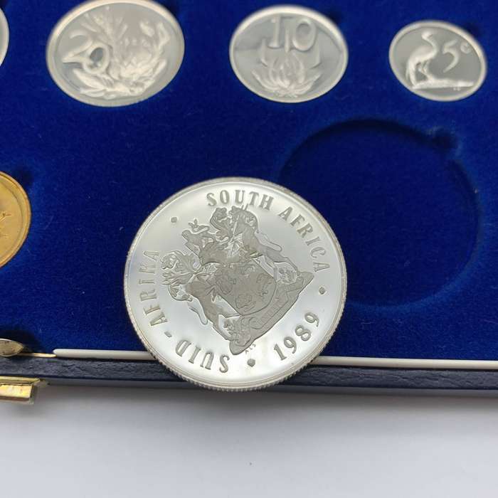 Cased S.A. '1989' Short Proof Set (SA Mint)