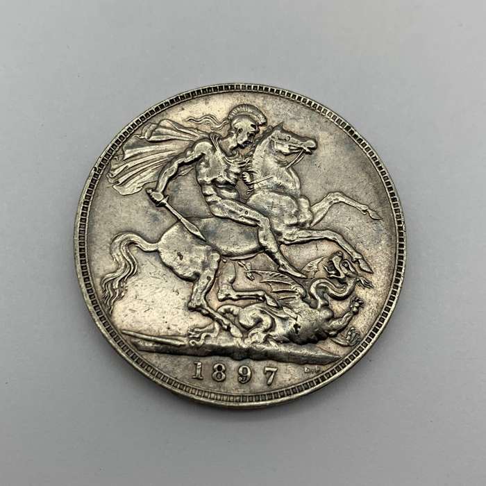 British  1897 'Queen Victoria' Silver Crown