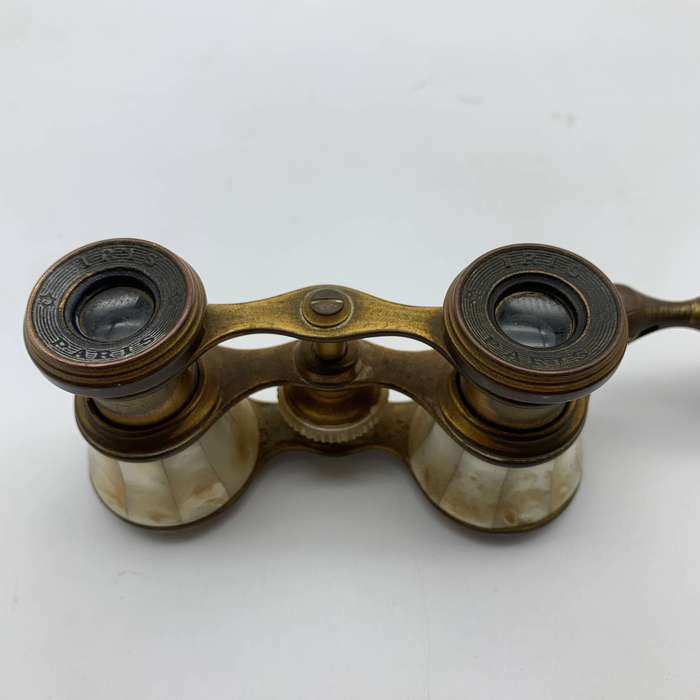 Antique French 'IRIS PARIS' Mother of Pearl Opera Glasses