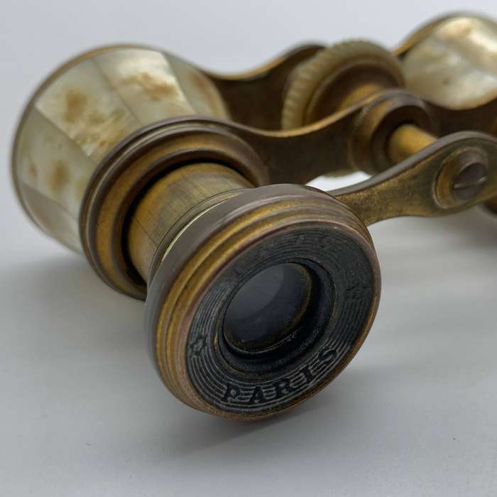 Antique French 'IRIS PARIS' Mother of Pearl Opera Glasses