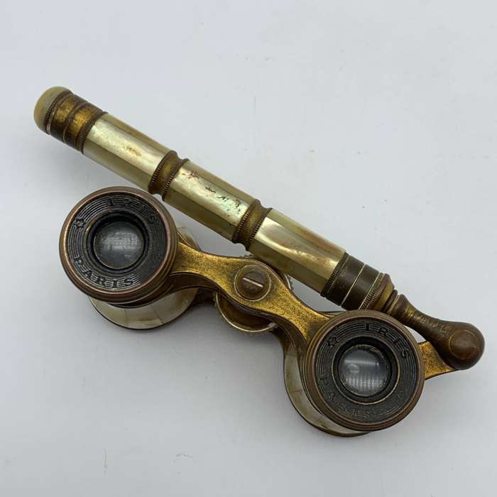 Antique French 'IRIS PARIS' Mother of Pearl Opera Glasses