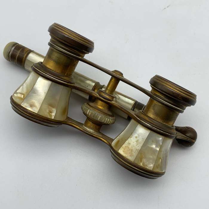 Antique French 'IRIS PARIS' Mother of Pearl Opera Glasses