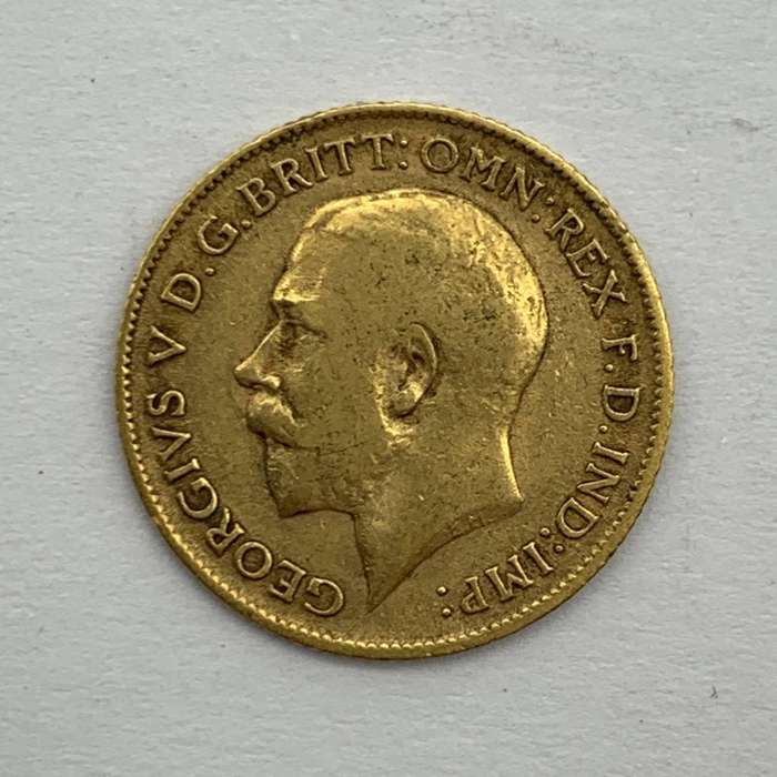 Gold '1914' Half Sovereign