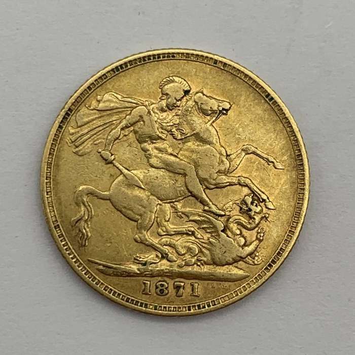 Victorian Gold '1871' Full Sovereign
