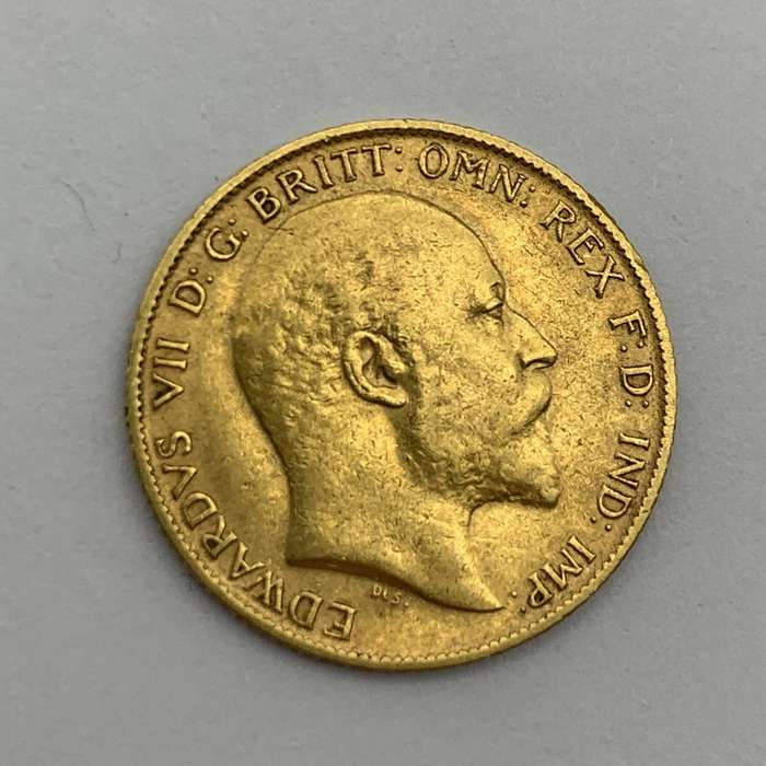 Gold '1909' Half Sovereign