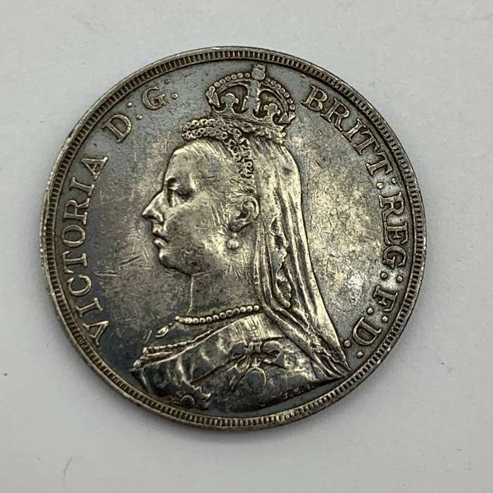 British  1889 'Queen Victoria' Silver Crown