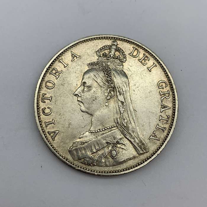 British  1887 'Victoria' Silver Double Florin