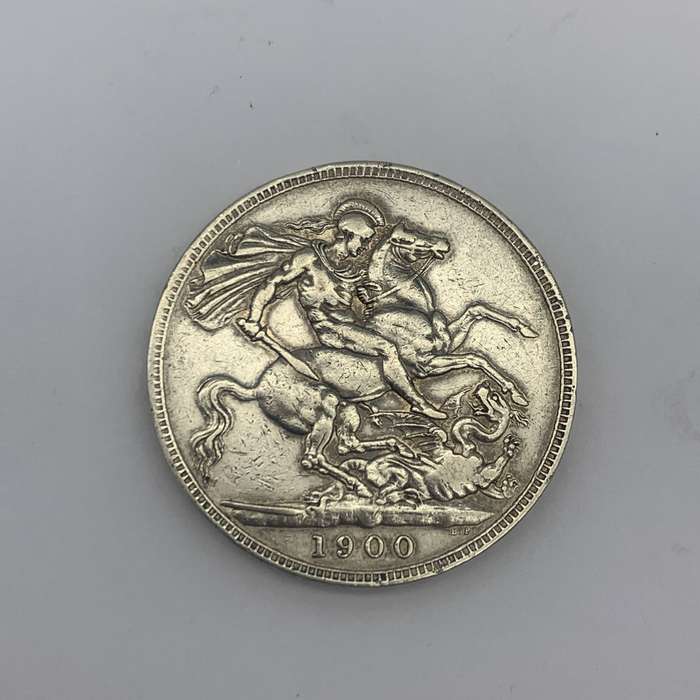 British  1900 'Queen Victoria' Silver Crown