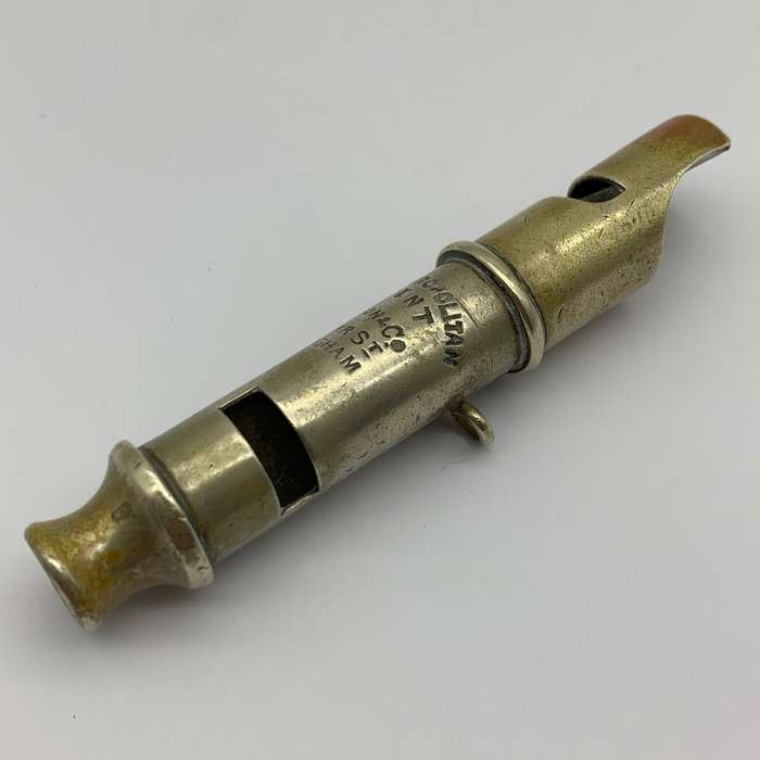 Rare Antique 'Double Ended' Combination Whistle (J. Hudson  13 Barr St.)