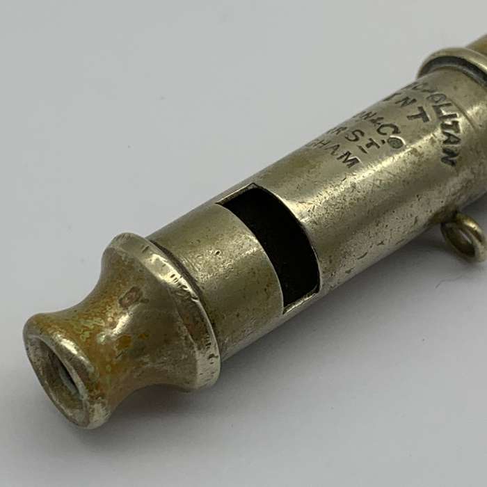 Rare Antique 'Double Ended' Combination Whistle (J. Hudson  13 Barr St.)