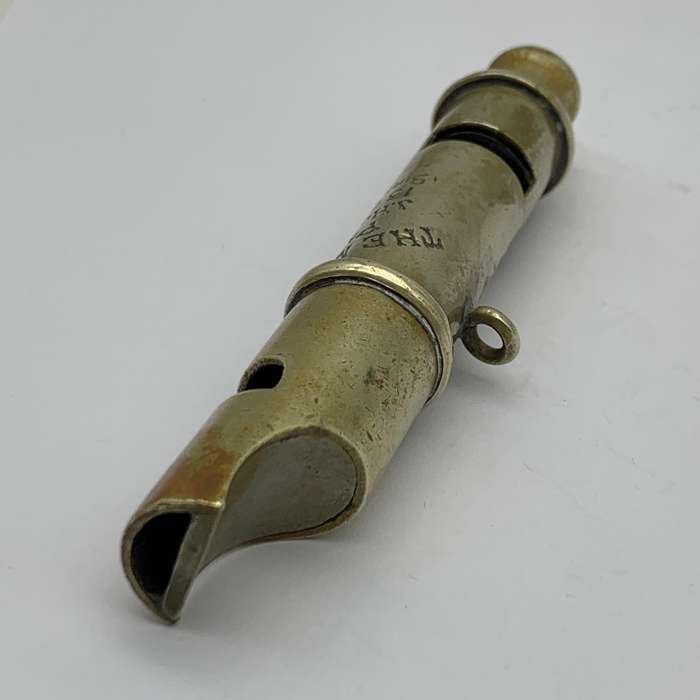 Rare Antique 'Double Ended' Combination Whistle (J. Hudson  13 Barr St.)