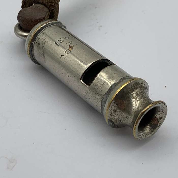 Pre WW2  '1931' Military Issue Whistle with Strap