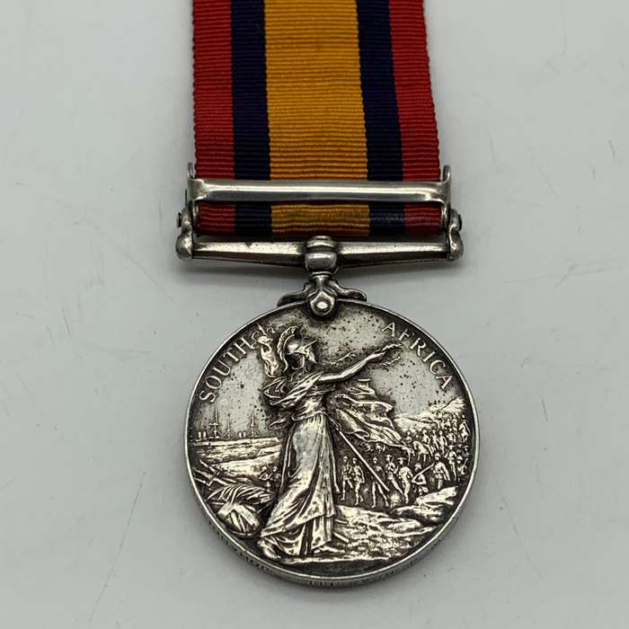 Boer War  Q.S.A. Medal 'SJT. W.J. BRASSELL' (Johannesburg M.R.)