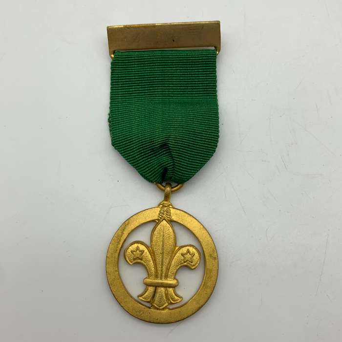 S. Africa  1950's 'Boy Scouts Medal of Merit' (Mrs J. Chambers 10-11-56)