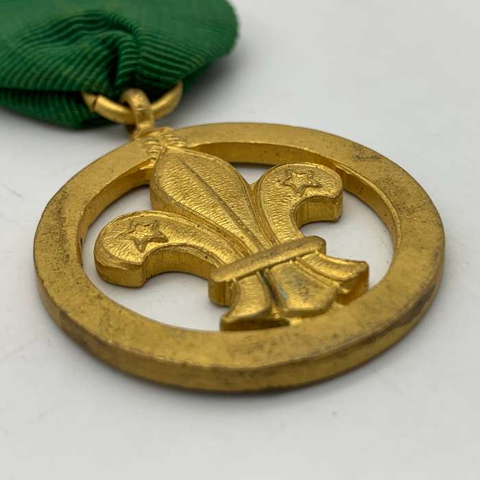 S. Africa  1950's 'Boy Scouts Medal of Merit' (Mrs J. Chambers 10-11-56)