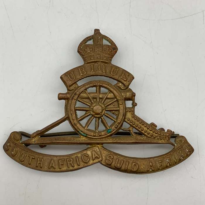 WW2  'South African Artillery' Cap Badge (1926  1959)