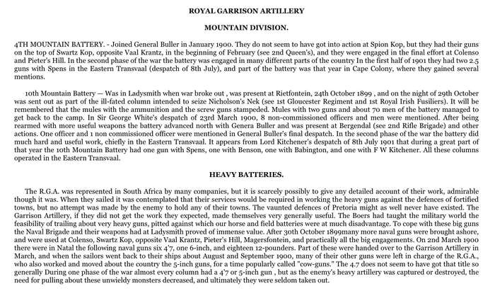 Boer War Casualty - Q.S.A. Medal to 'GNR. H. WINTON' (10th E.D. R.G.A.)