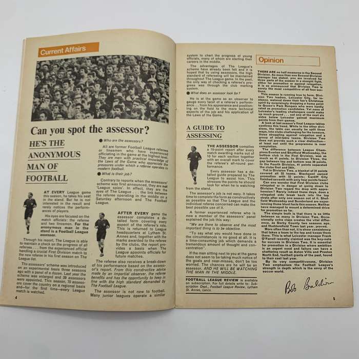 Soccer  '1971 Liverpool vs Manchester City' Official Programme