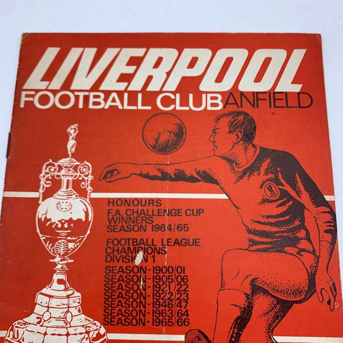Soccer  1967 'Liverpool vs Blackpool' Official Programme
