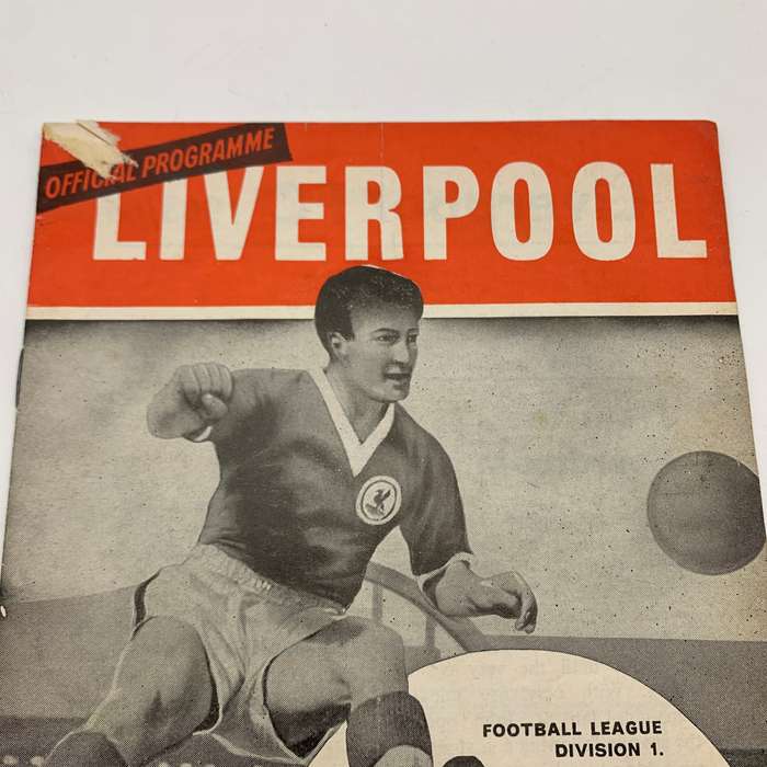 Soccer  '1963 Liverpool vs Burnley' Official Programme