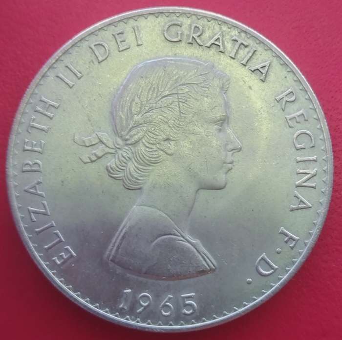 1965 Crown Churchill Great Britain Commemorative      United Kingdom         SUN14815