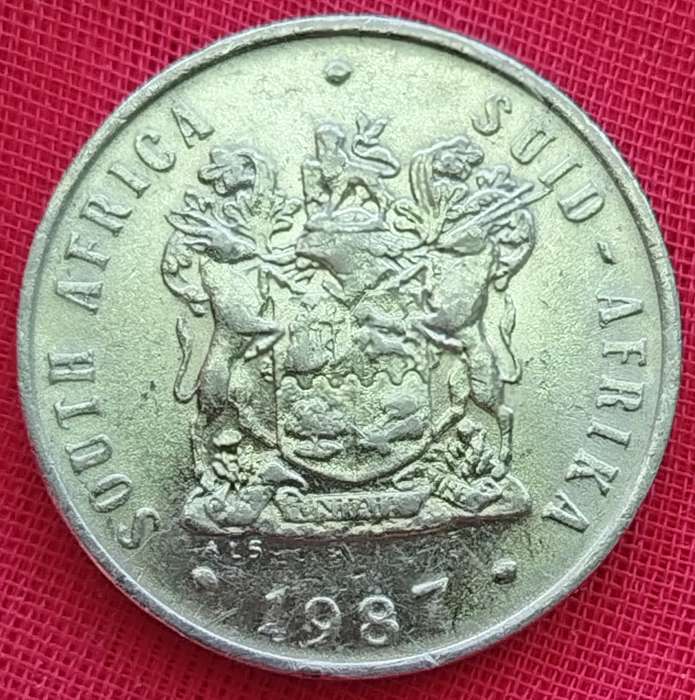 1987  10c   Coin     RSA           SUN15543