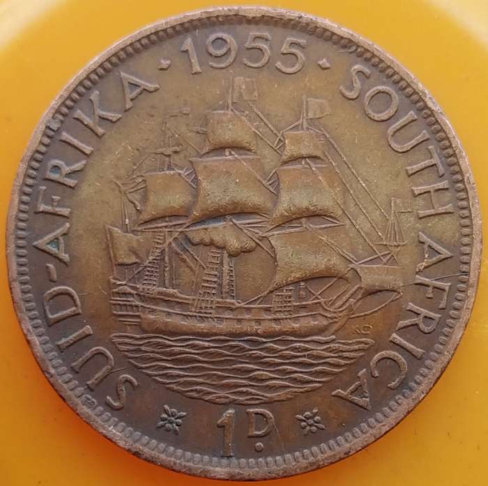 1955       PENNY  COIN        SA                       SUN15549