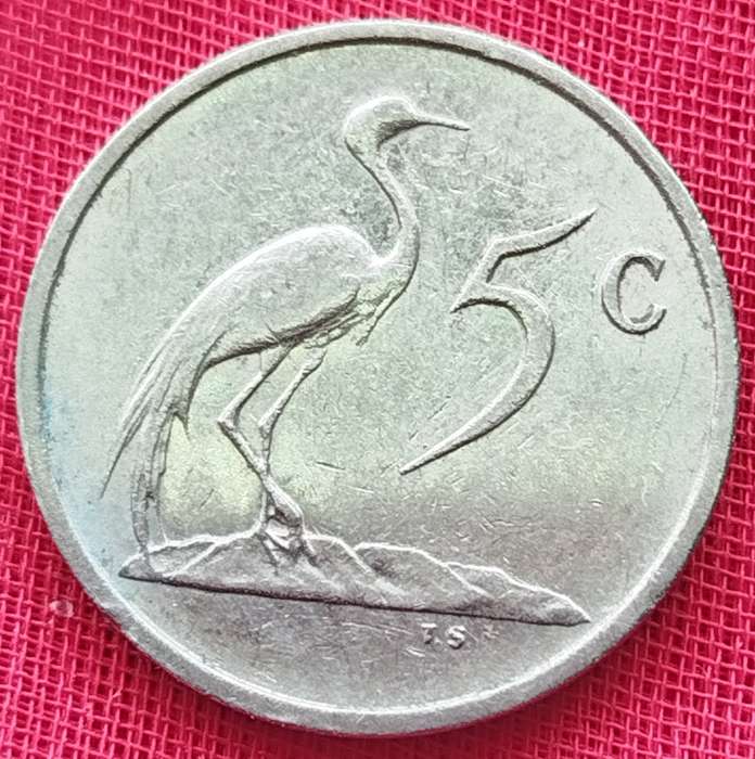 1987  5c   Coin     RSA           SUN15622~
