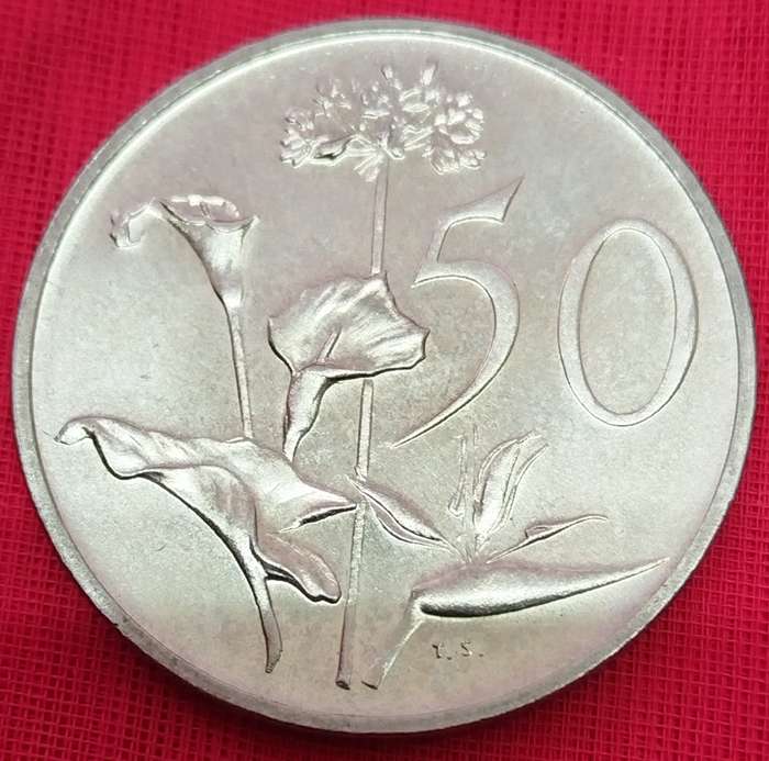1975   50c   COIN  RSA                    SUN15870~