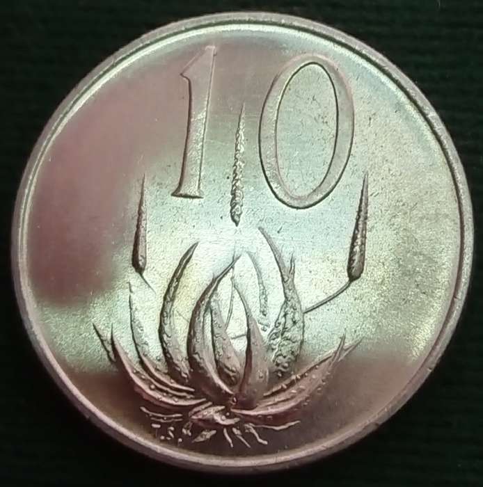 1975   10c   COIN  RSA                    SUN15915