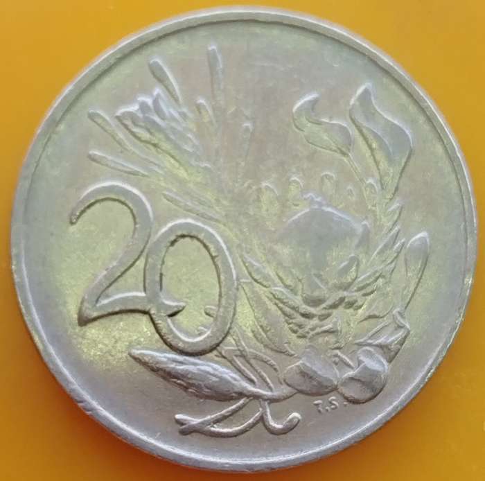 1979  20c   COIN   RSA       SUN16047
