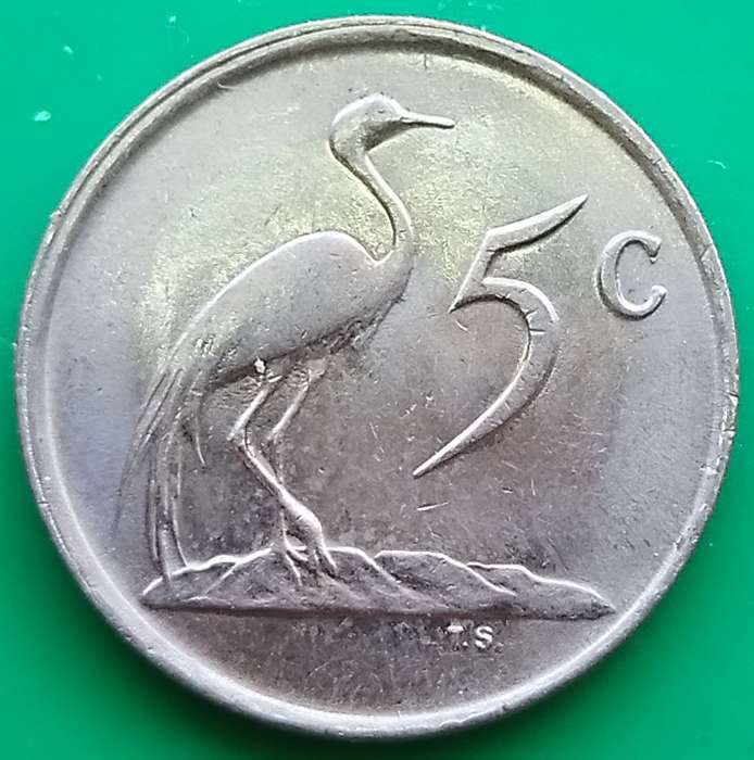 1983   5c  RSA                      SUN16062~