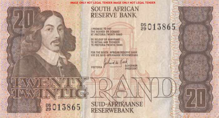 GPC DE KOCK   R20  NOTE   D529 013865         SETO16