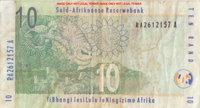 GILL MARCUS       R10 banknote         RA2612157A       SET007