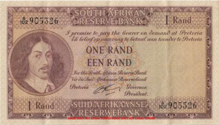 G RISSIK      R1  Banknote     A102 905326       SET068
