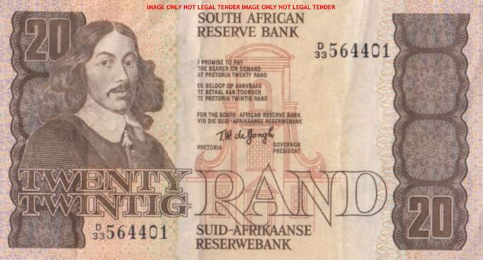 TW DE JONGH   R20  NOTE   D33 564401        SETO02
